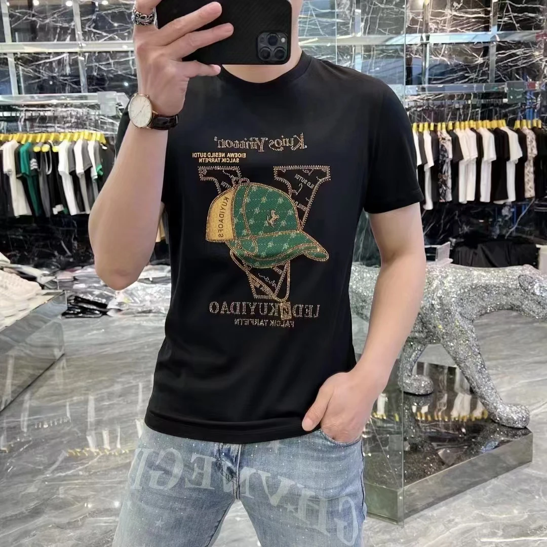 2024男士高品质时尚夏季修身帅气短袖9Y018