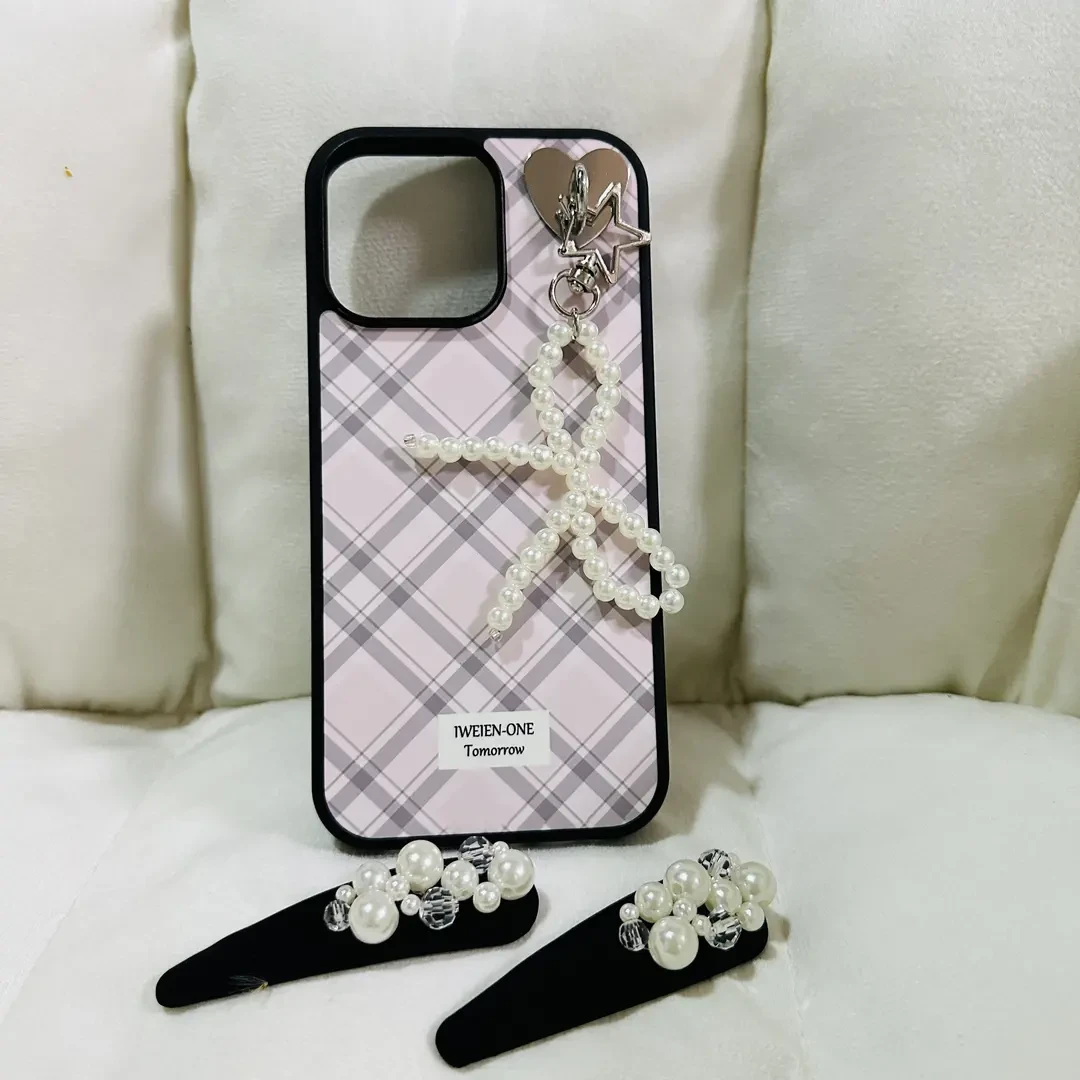 ins风温柔菱格保护套适用iPhone15ProMax手机壳苹果16pro防摔