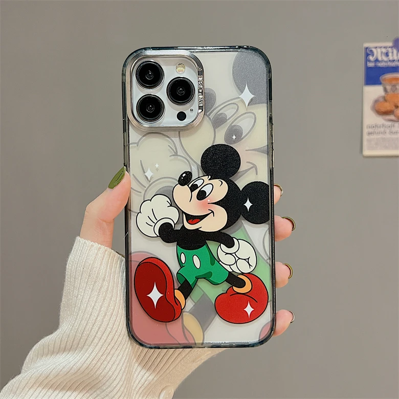 行走的米奇iPhone14ProMax手机壳潮牌苹果11硬壳高级感全包防摔