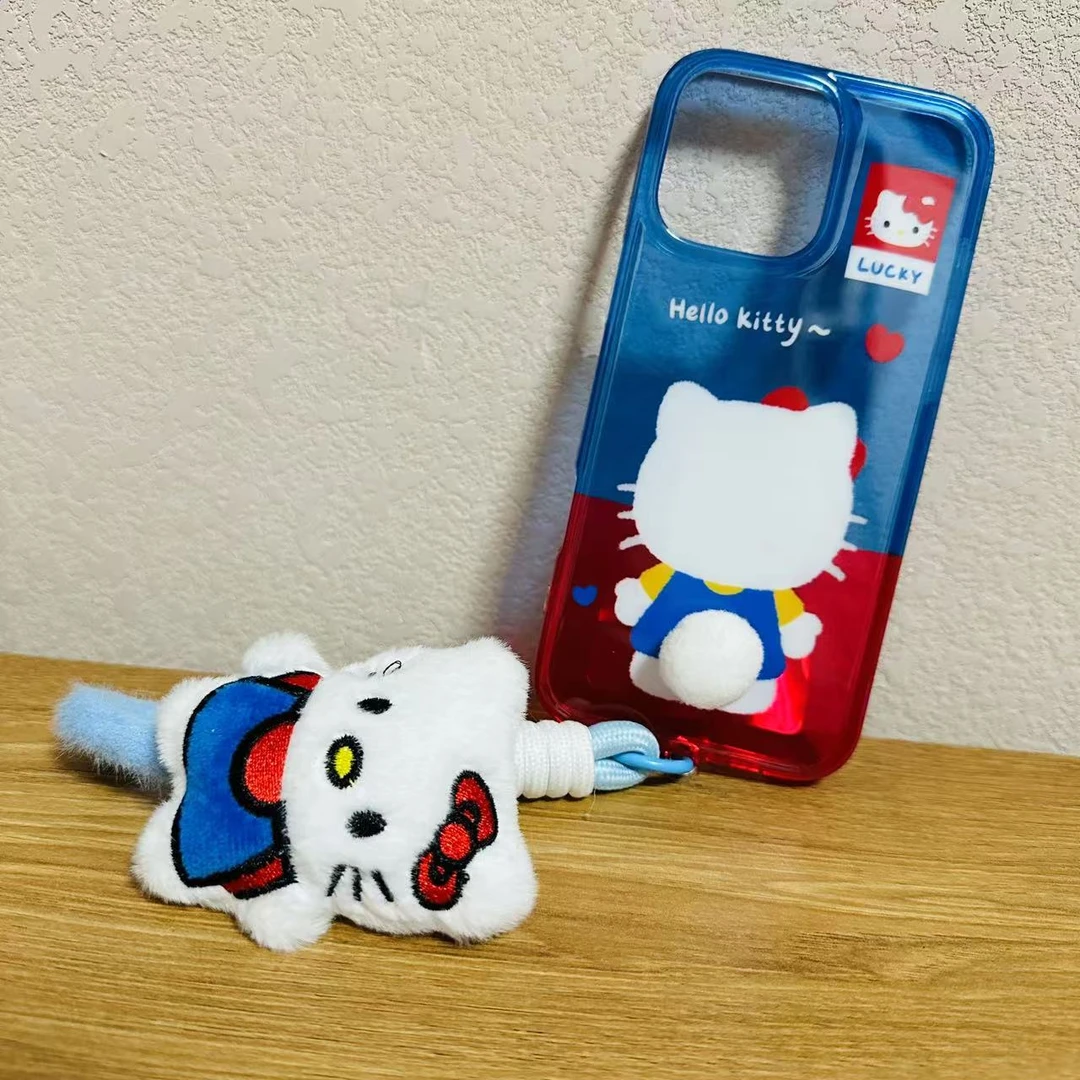 可爱KT猫背影适用iPhone16ProMax手机壳苹果15硅胶新款防摔ins