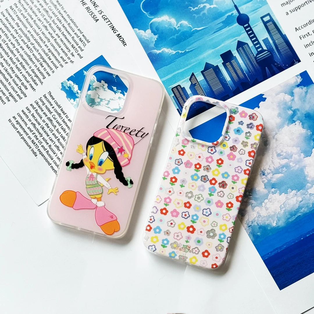 适用iphone15promax手机壳可爱少女粉苹果14保护创意防摔女款ins