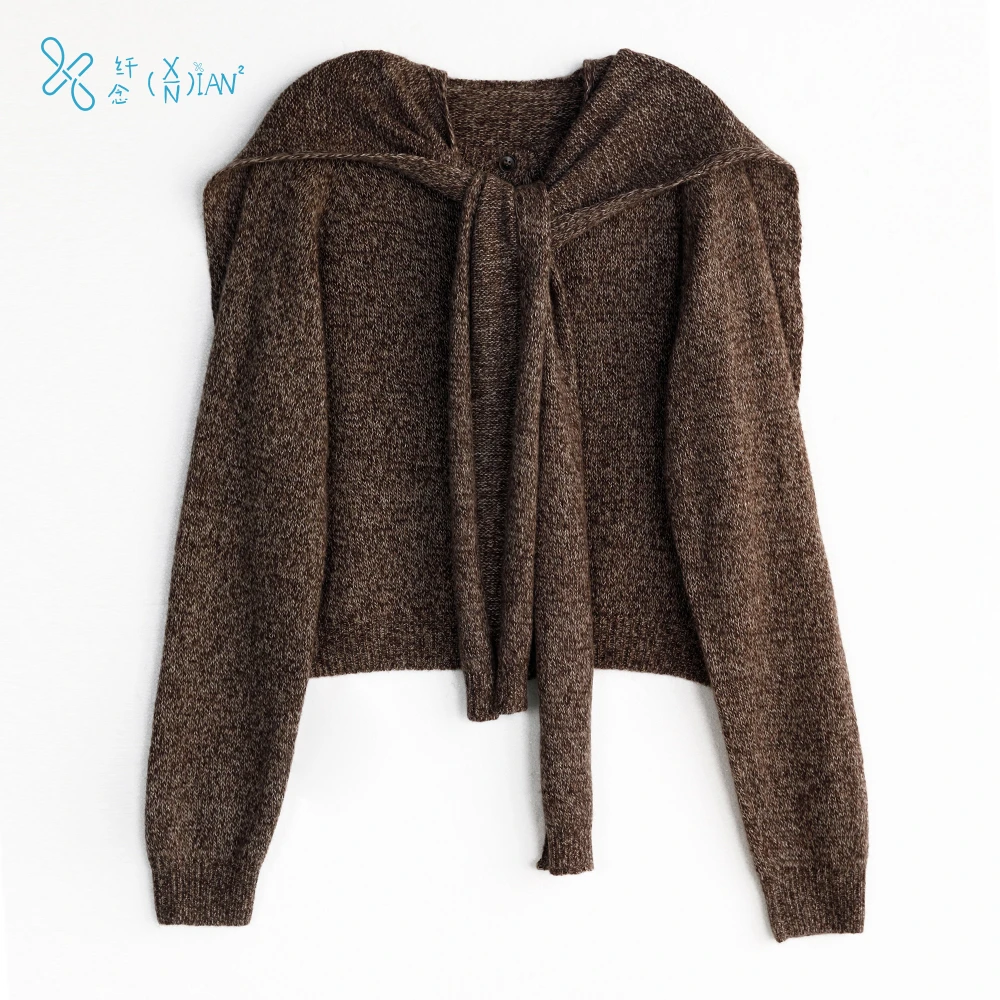 【一喜专属】纤念秋冬新品女装毛针织衫4397