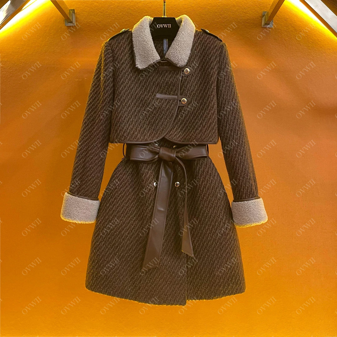 盼起美1a 【OVWII】经典时尚气质棉服连件套（xh931）百搭女装