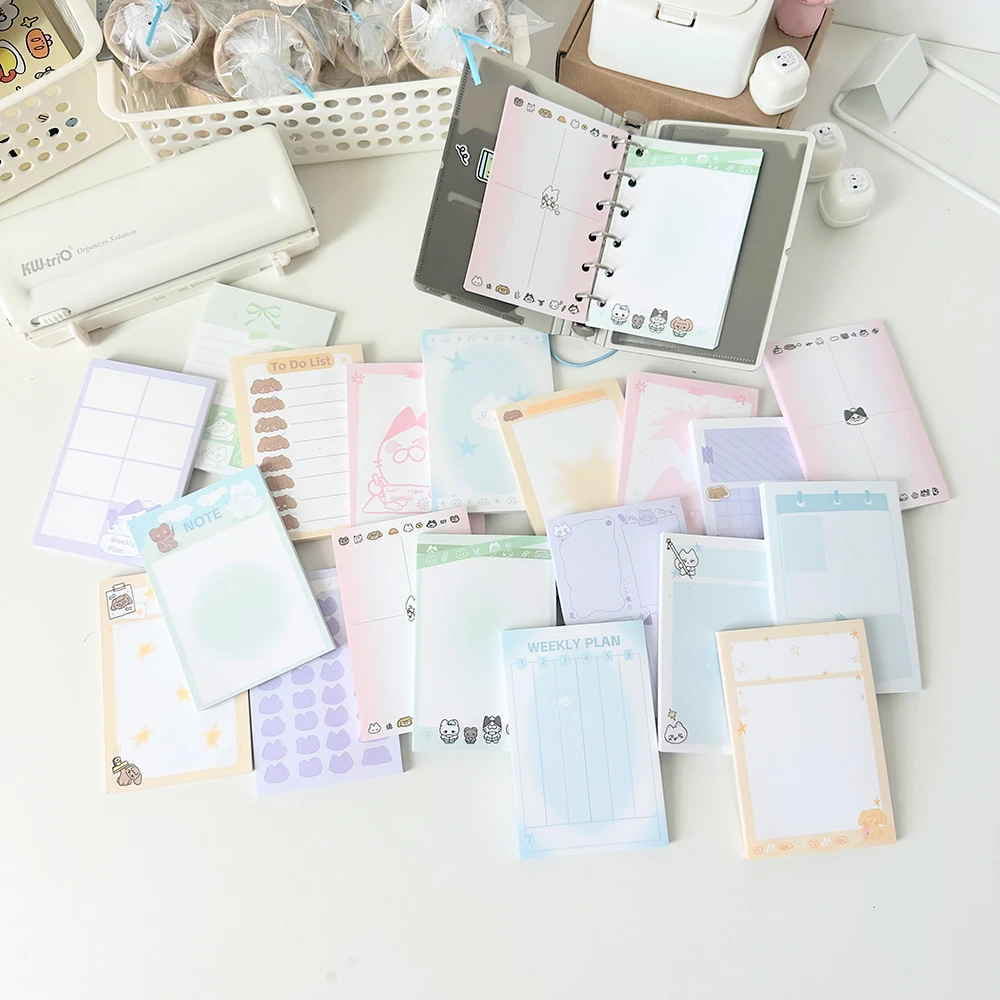 花墨 A7猫咪贝贝便签本 双面40p