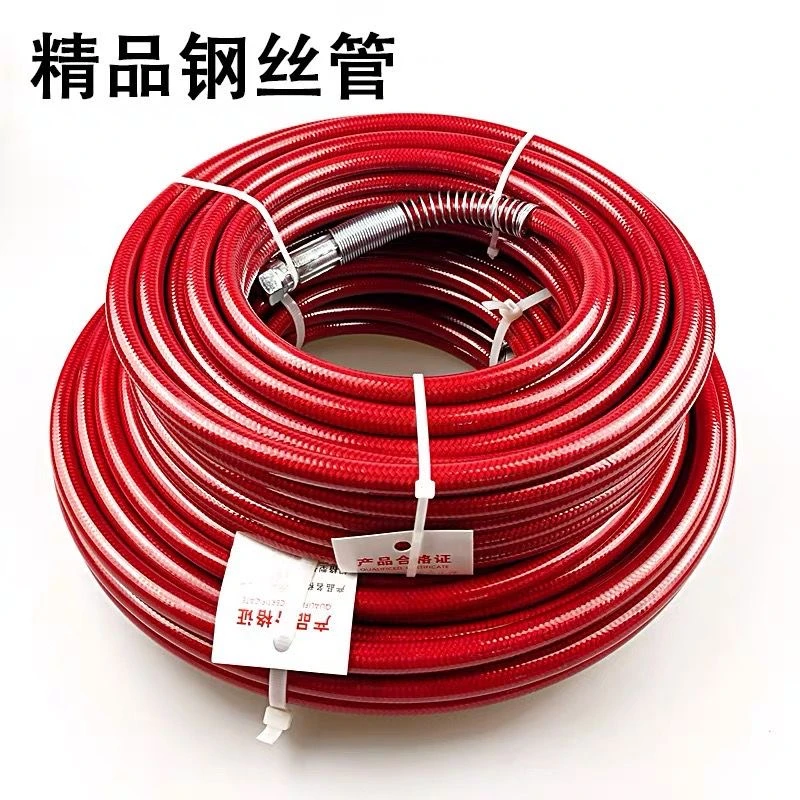 无气喷涂机乳胶漆管油漆软管高压钢丝管