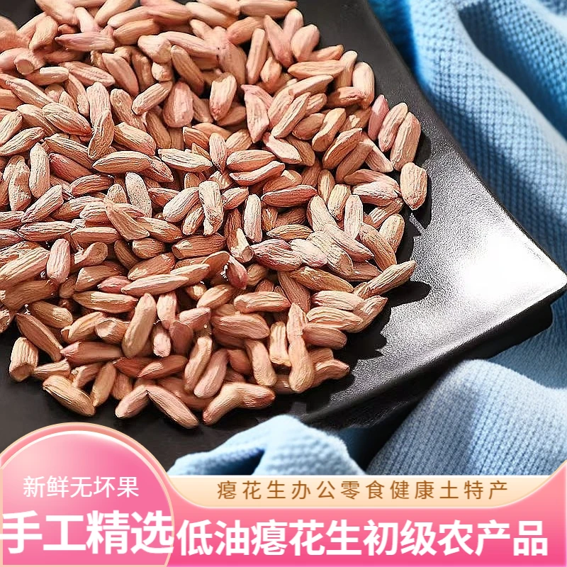 山东瘪花生新货低油小生花生花生米秕子甘甜营养农家特产办公零食