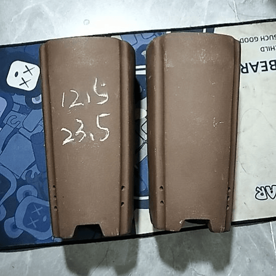 紫砂20CM（含）-50CM（不含）四方签筒两个瑕疵