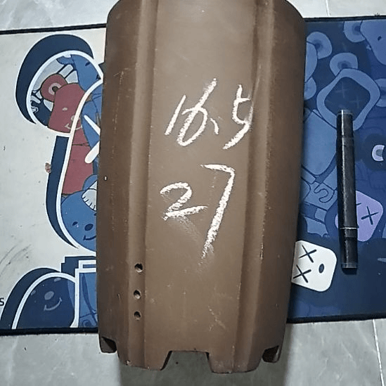 紫砂20CM（含）-50CM（不含）抽角六方一个微瑕