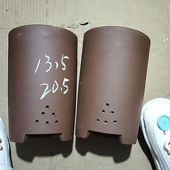 紫砂20CM（含）-50CM（不含）大笔筒两个微瑕