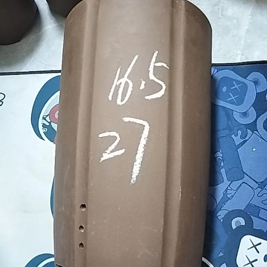 紫砂20CM（含）-50CM（不含）抽角六方一个微瑕
