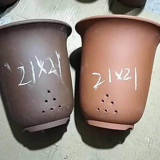 紫砂20CM（含）-50CM（不含）大红大紫金钟两个微瑕