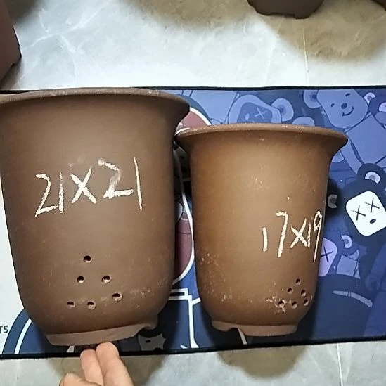 紫砂20CM（含）-50CM（不含）金钟套盆微瑕