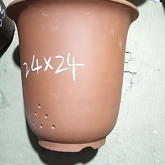 紫砂20CM（含）-50CM（不含）红泥特大金钟一个微瑕
