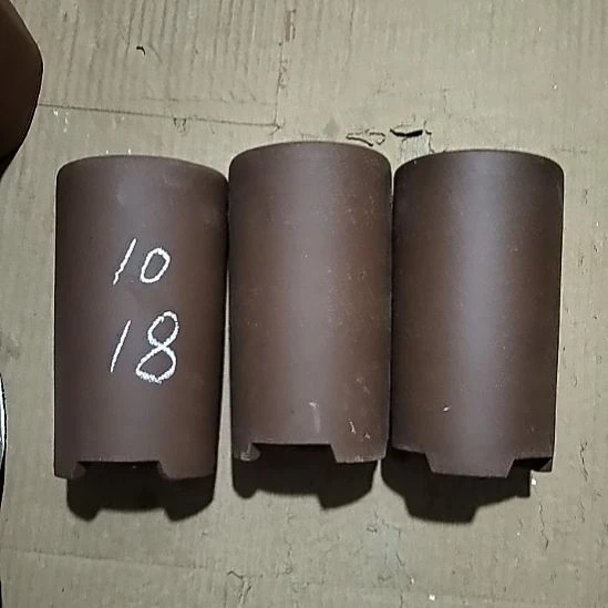 紫砂20CM（含）-50CM（不含）三个笔筒瑕疵