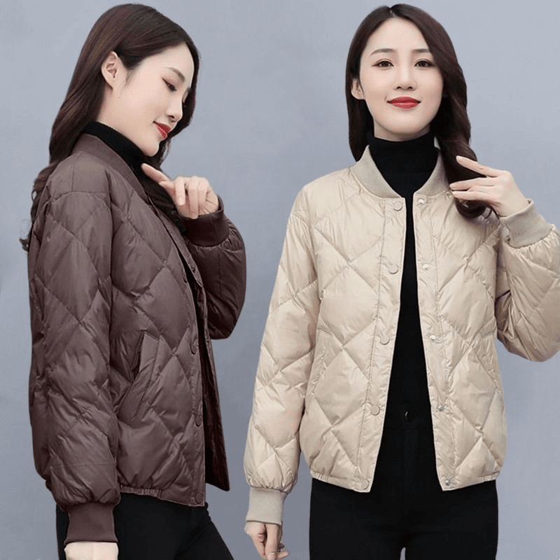 小款棉衣女20233韩版宽松显瘦矮个子轻薄羽绒服短装时尚冬棉服棉