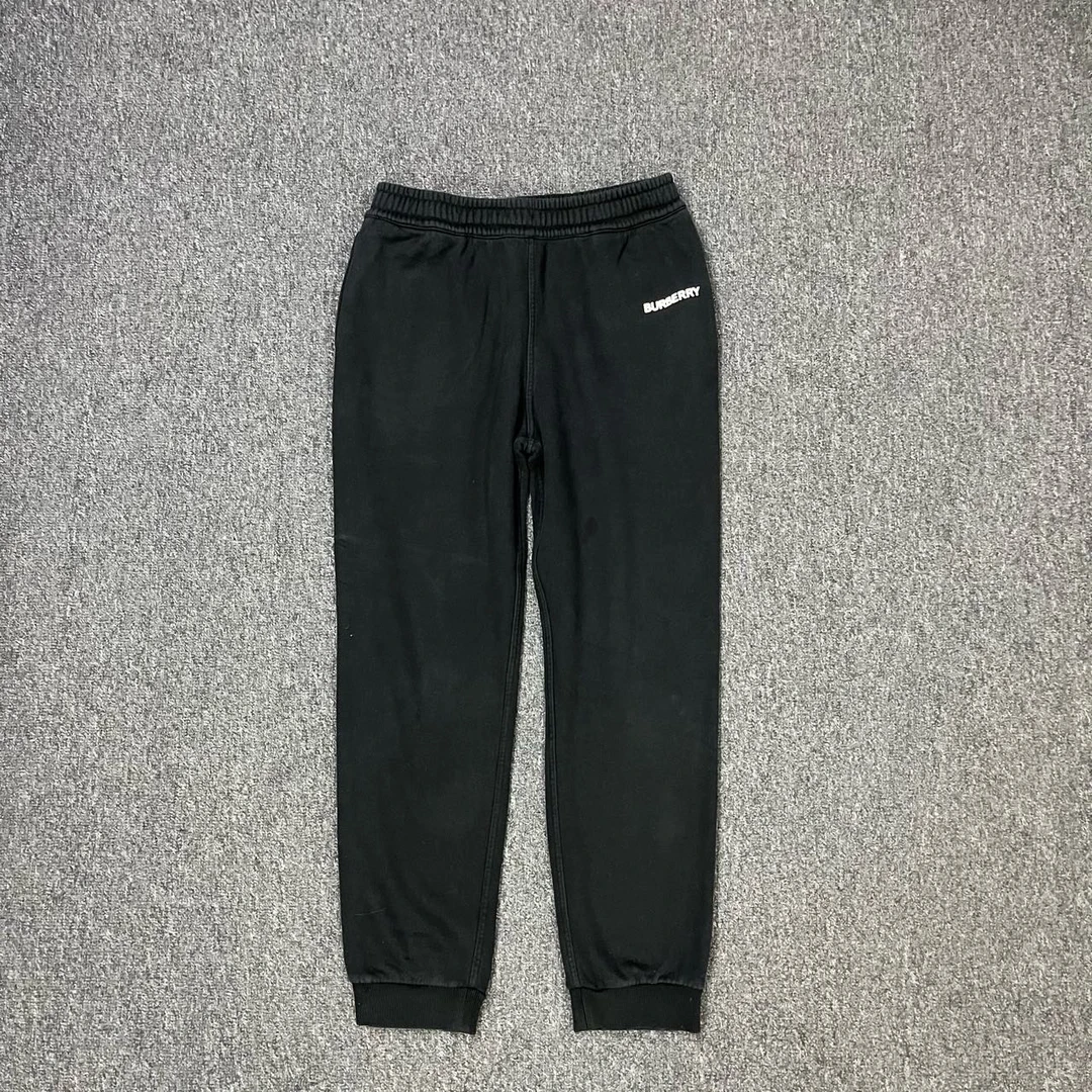Burberry /博柏利 徽标印花纯色运动裤 L码 /98新 /Sl000837