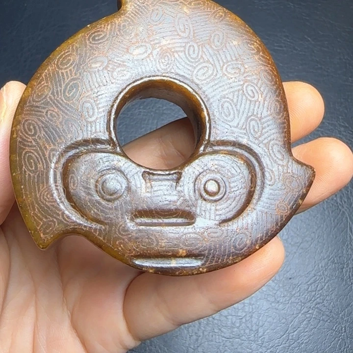 和田玉（糖玉）挂件未镶嵌