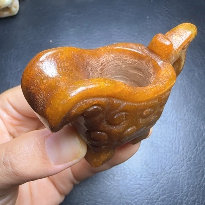 和田玉（糖玉）挂件未镶嵌