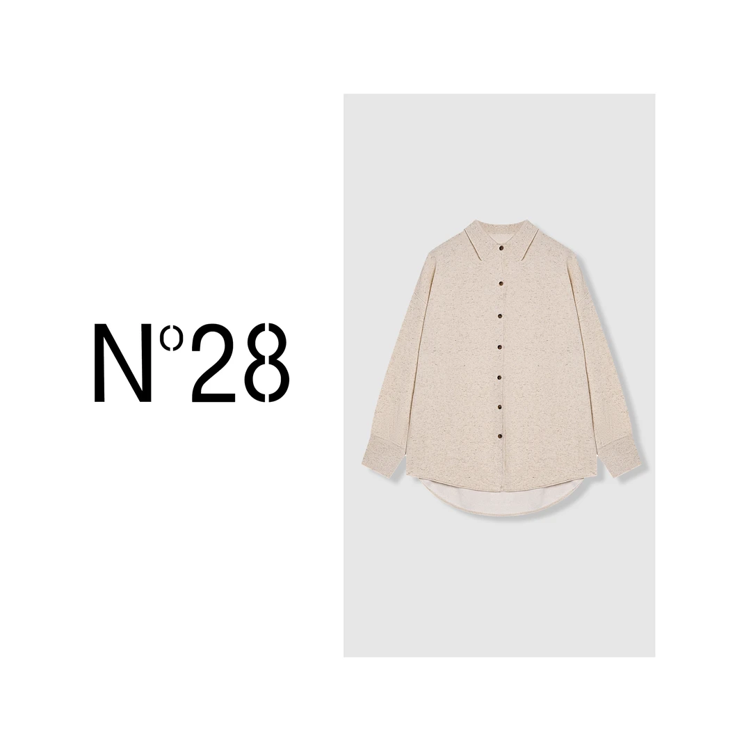 【刘老师专享】N°28 2024早秋新款长袖设计师气质时尚衬衫9A33M352