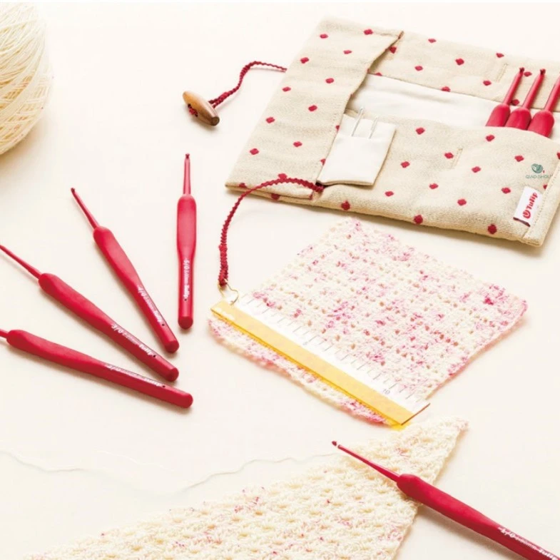 TULIP广岛郁金香TED-001红珊瑚钩针套装毛线编织DIY手工工具