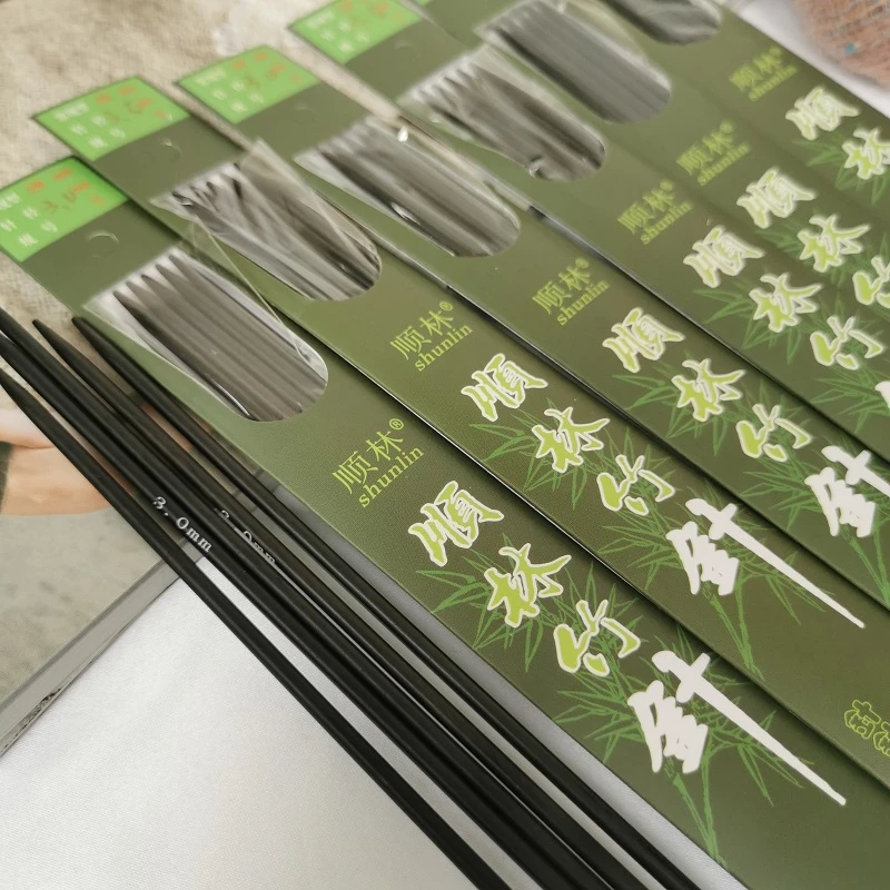 顺林25厘米直针一副五根织袖子领口