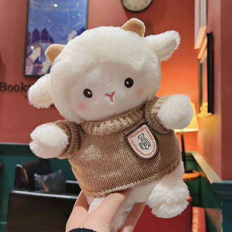 可爱波克小羊公仔玩偶抱枕毛绒玩具布娃娃睡觉生日礼物女孩情人节