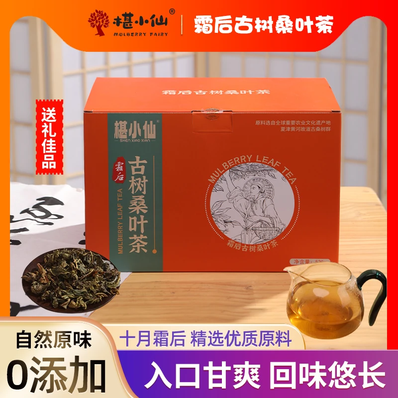德州夏津特产椹小仙霜后桑叶茶礼盒装