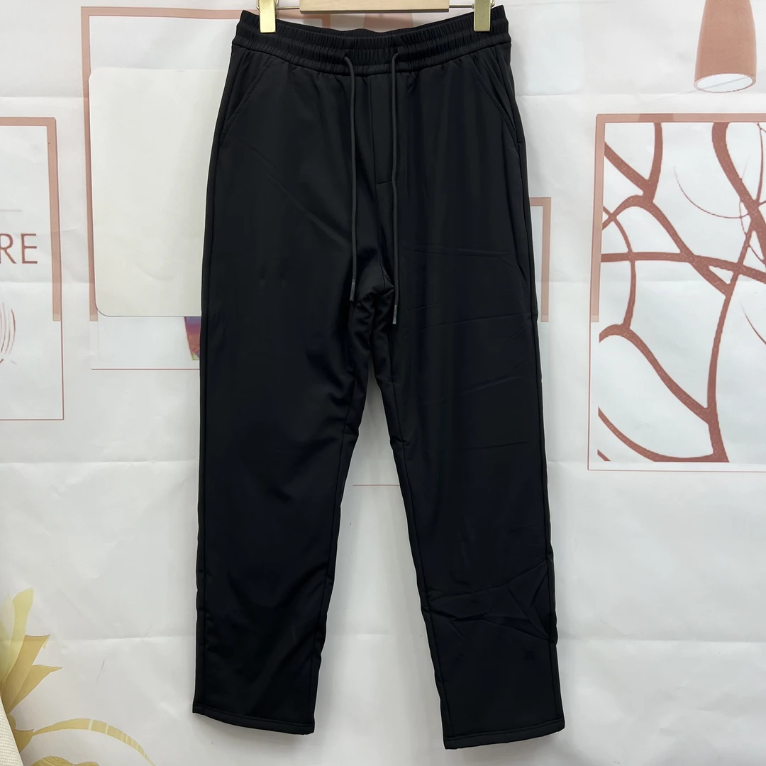 2024秋季新款男黑色高腰宽松休闲裤女长裤百搭显瘦裤