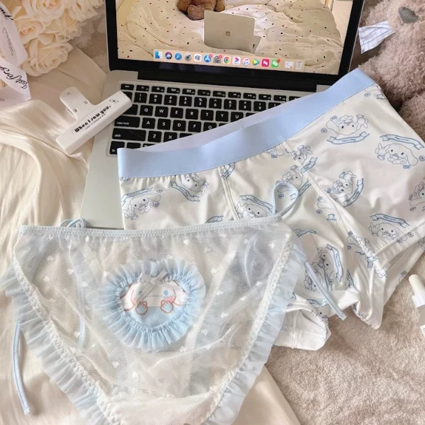 【一揪就开的大耳朵】可爱呆萌情侣内裤可爱卡通一男一女蕾丝性感