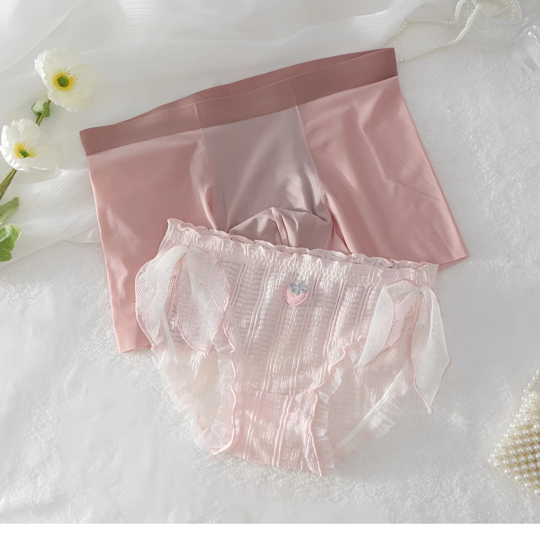 情侣内裤～2024夏季蜜桃情侣款一男一女舒适居家服送男女朋友礼物