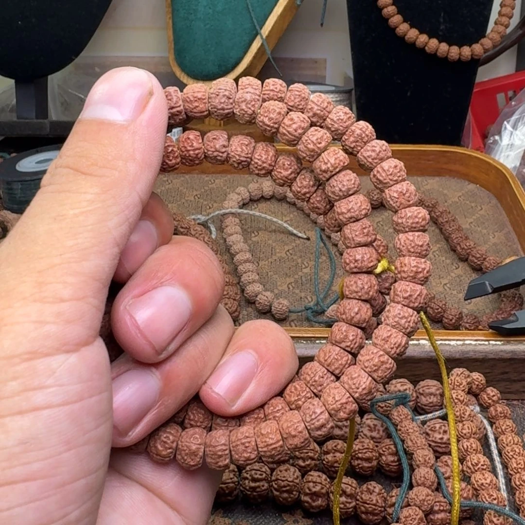 金刚菩提吊坠晚**起瑕疵黄身龙切薄片一代盘龙9