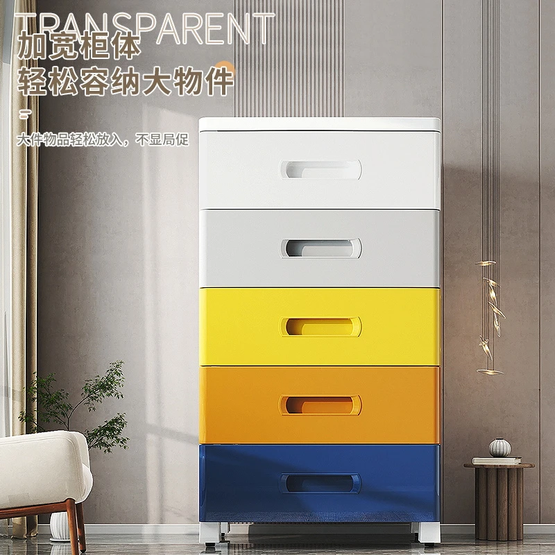 【面宽35五层】拼色抽屉柜子储物盒格宝宝儿童防水五斗柜收纳储物架