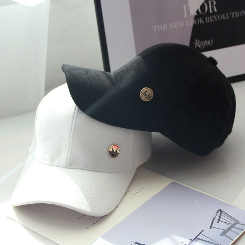 新款休闲棒球帽春秋情侣时尚帅气高档防晒男女百搭夏纯色鸭舌帽子