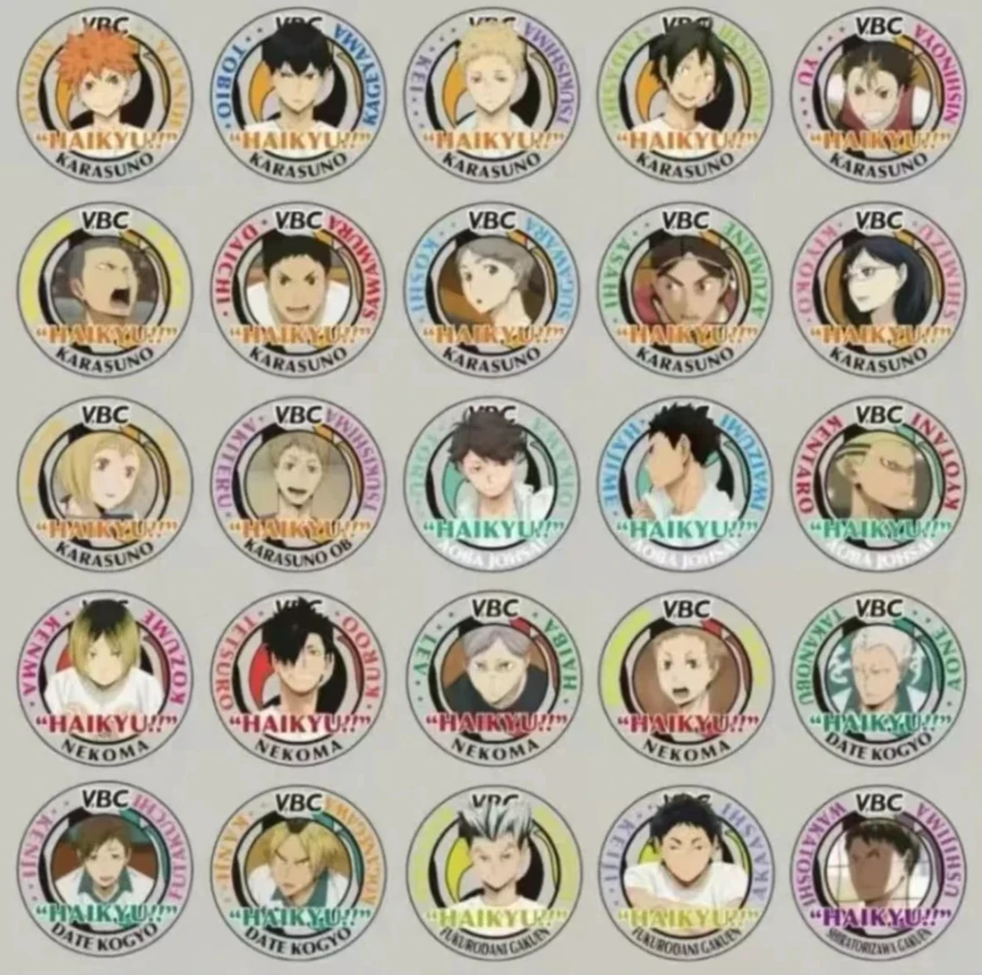 【嘎嘎拆】排球少年 vbc系列亚克力吧唧日谷正版 默认代拆 动漫周边