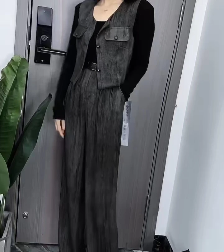 新款气质时尚洋气韩版套装0532