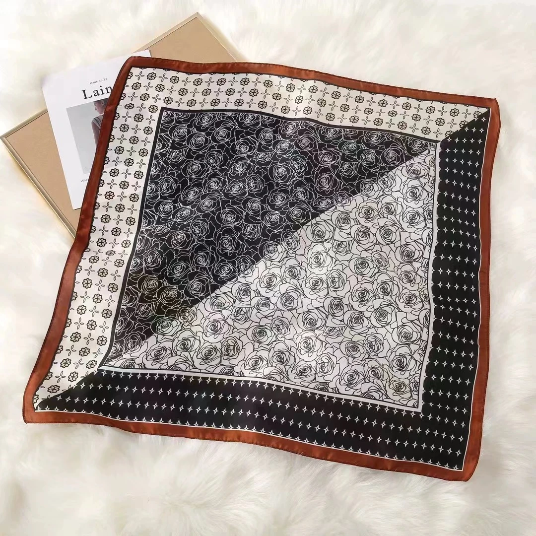 f70-4  丽景缎70x70左右气质丝巾方巾时尚