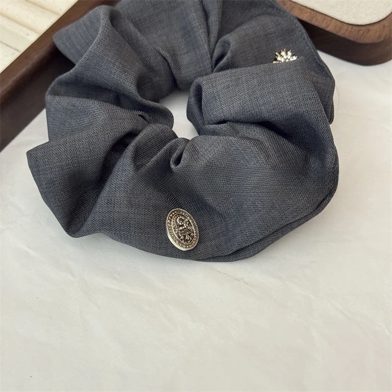 【羊羊福利】郝本风气质发圈 布艺复古镶钻精致头绳工艺发绳 16246-