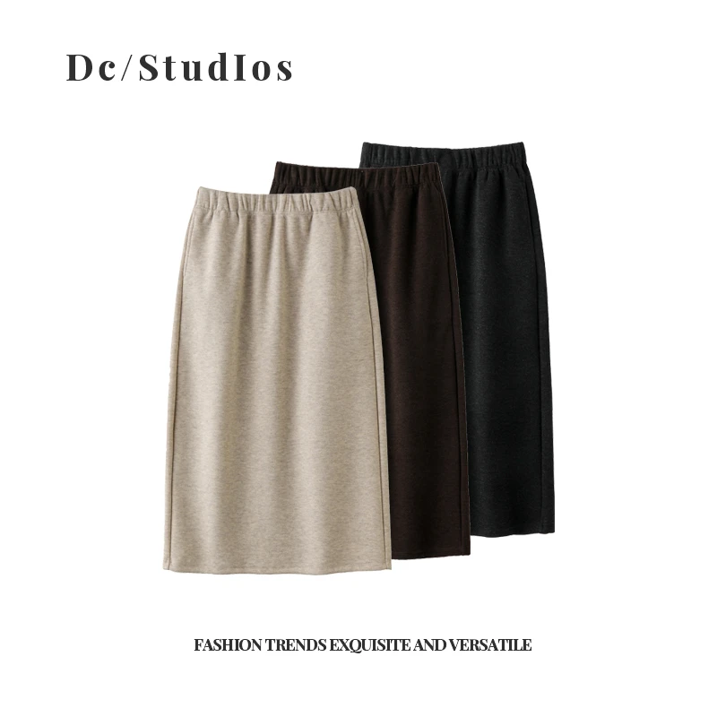 【羊毛蚕丝半身裙】复古优雅时尚亲肤保暖舒适半身裙 16135(1863)