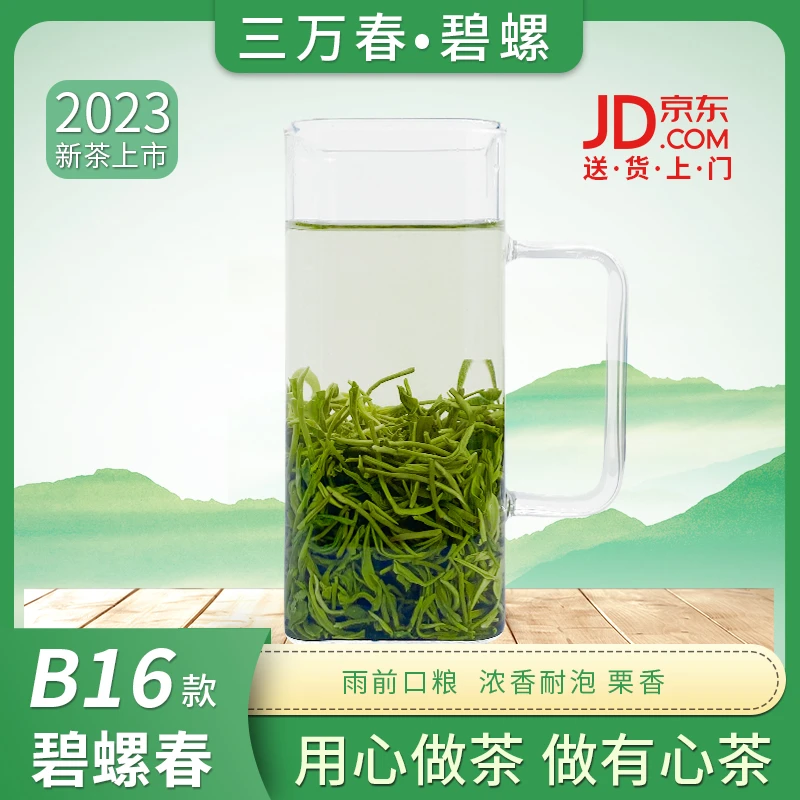 三万春 B16款 2023年新茶口粮碧螺春  雨前精品栗香 浓香耐泡