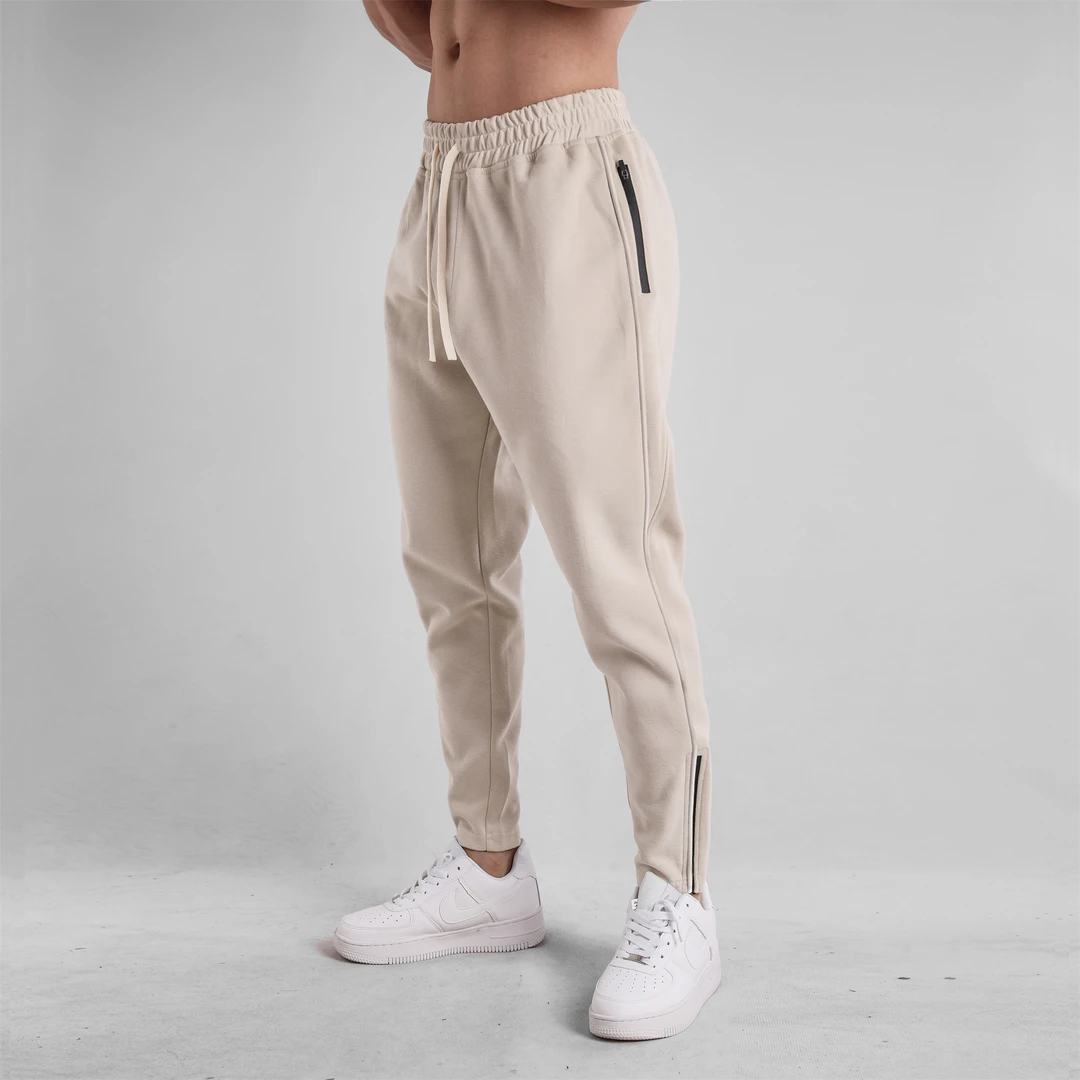 运动长裤男美式篮球跑步健身房训练健身裤子拉链束脚休闲卫裤男款