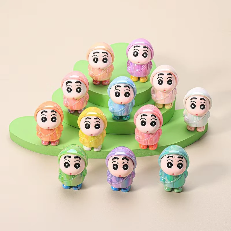 马卡龙蜡笔小新摆件diy
