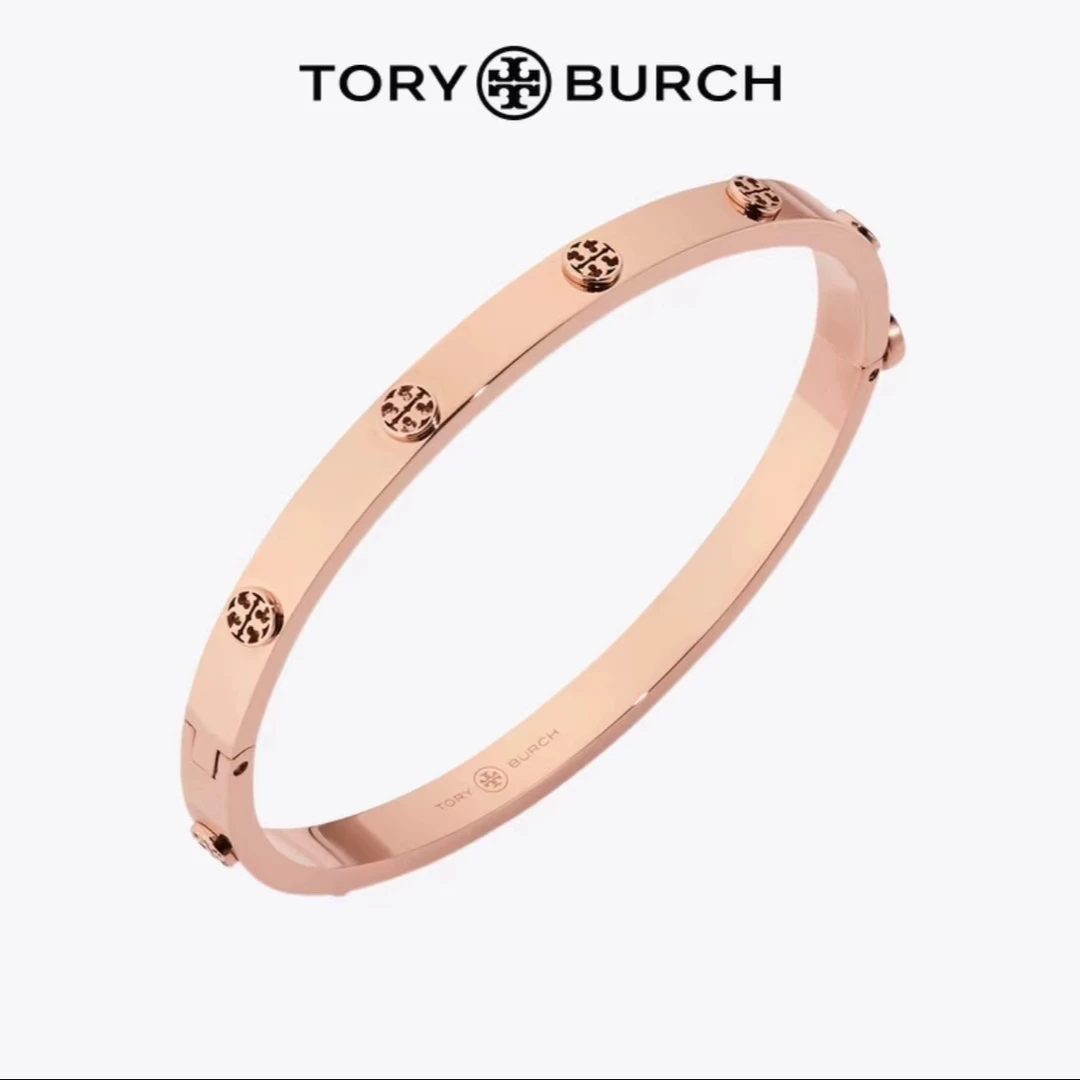 TORY BURCH汤丽柏琦MILLER饰钉铰接手镯