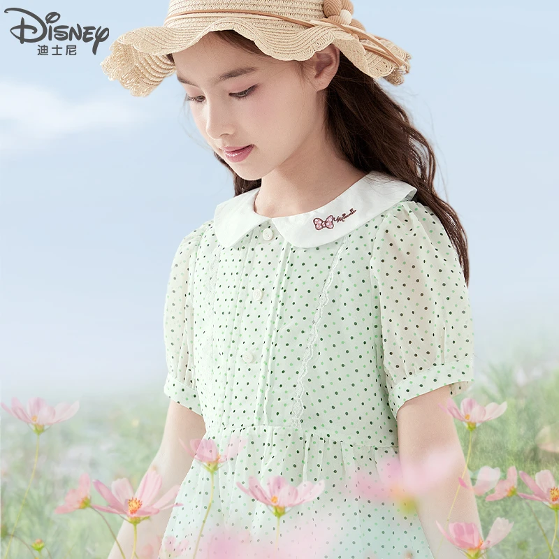 女童连衣裙儿童裙子夏装2025新款夏装雪纺裙女孩公主裙中大童长裙