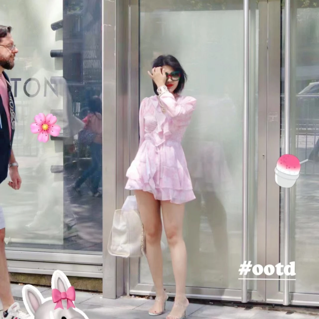 连衣裙女气质收腰修身显瘦性感长裙