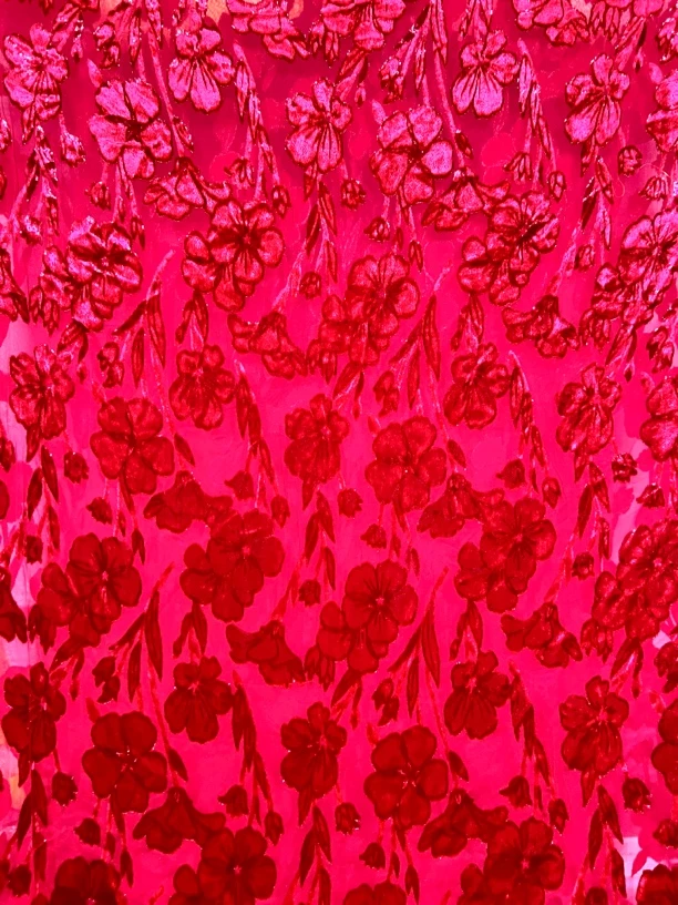 OZTUR/欧孜特OZTUR欧孜特手绘真丝绒民族风布料