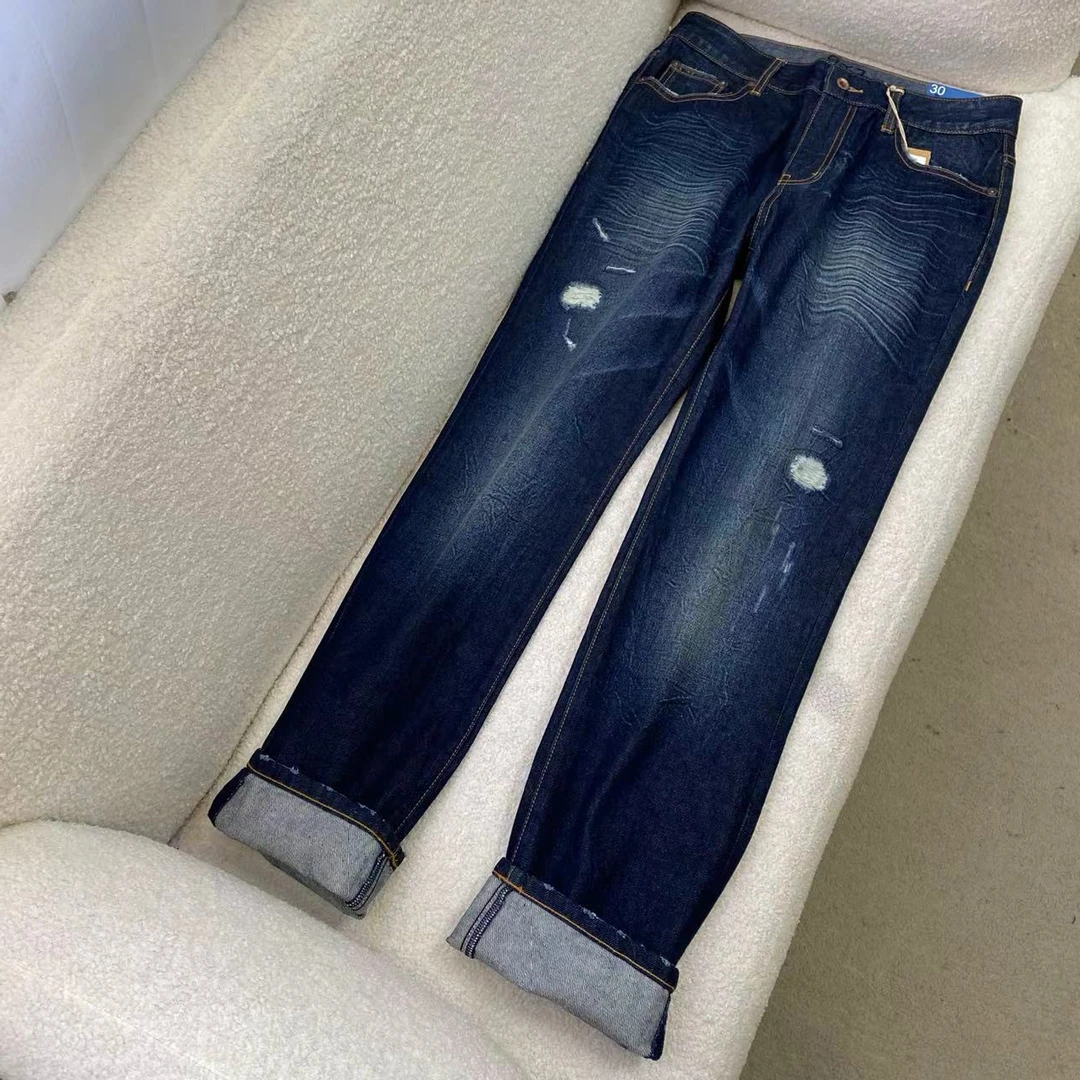 时尚春秋春季韩版破洞潮流男士牛仔裤C3433