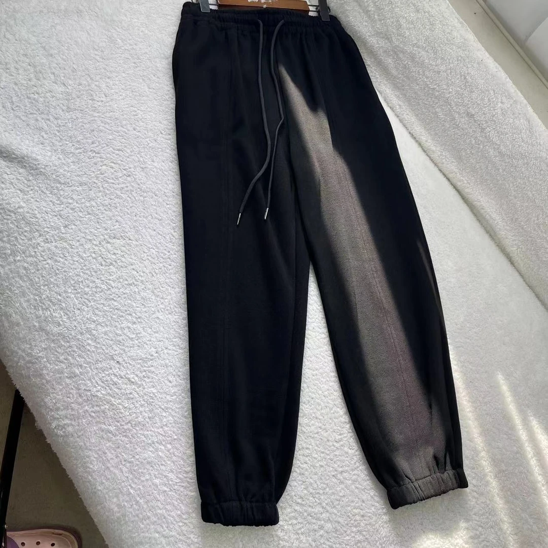 宽松百搭抽绳高腰运动休闲裤C5935