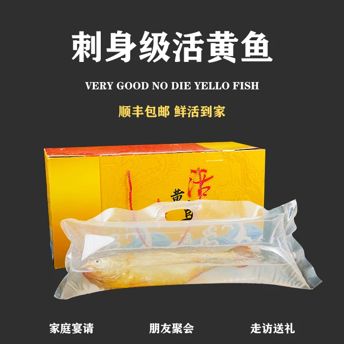 浙江大黄鱼活黄鱼黄花鱼鲜活黄鱼深海礼品冰鲜鲜活鲜嫩蒜瓣肉清蒸