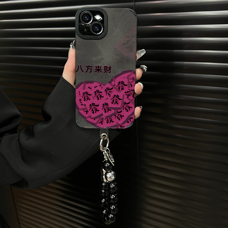 适用【苹果13】发财ins风皮秋冬质软壳全包创意个性网红手机壳女款