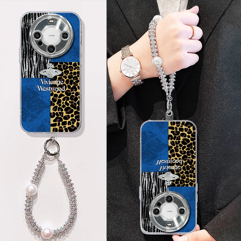 适用【华为mate60】ins风冰川纹拼接地球高级感创意日韩网红手机壳